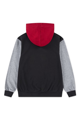 Sweat à capuche - Rouge et noir