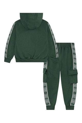 Sweat à capuche et pantalon - Vert foncé