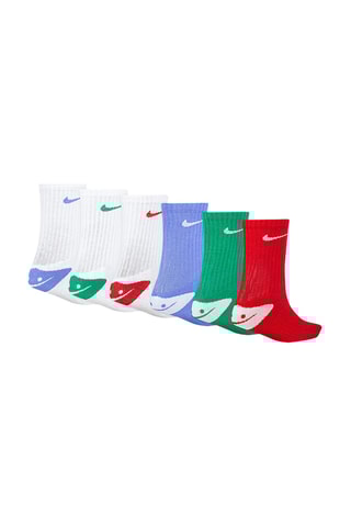 6 paires de chaussettes - Blanc et vert