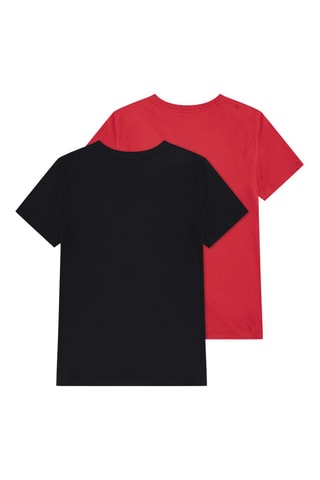 2 t-shirts - Noir et rouge