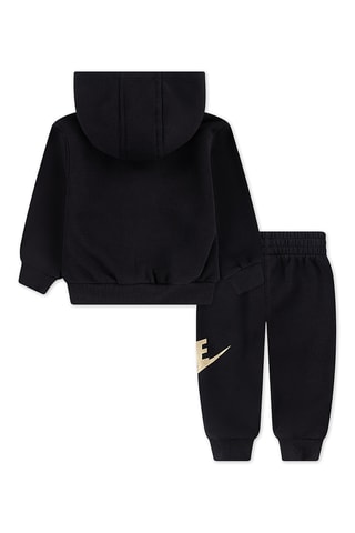 Sweat à capuche et pantalon polaires - Noir