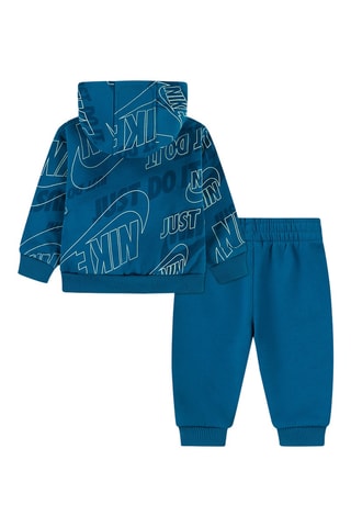 Sweat à capuche et pantalon polaires - Bleu