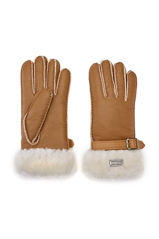 Guantes de piel ovina - Camel