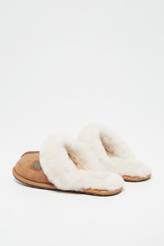 Sandalias de piel ovina - Beige
