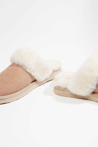 Sandalias de nobuk - Beige