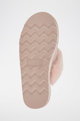 Sandalias de piel ovina forradas - Rosa claro