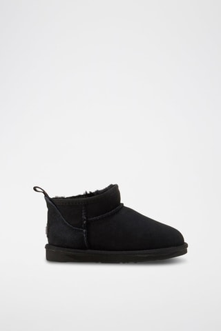 Botas de piel ovina nobuk forradas - Negro