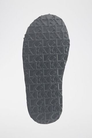 Botines de piel ovina nobuk forrados con plataforma - Gris oscuro