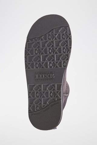 Botines de piel ovina forrados - Gris