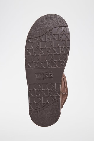 Botines de piel ovina forrados - Marrón