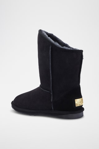 Botas de piel ovina - Negro