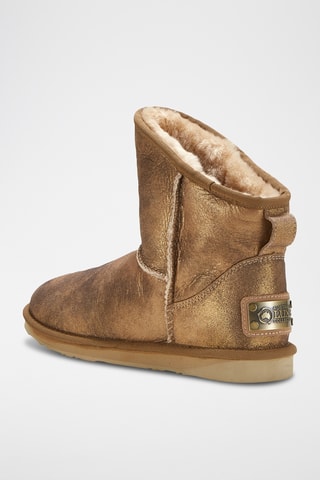 Botas de piel ovina - Bronce