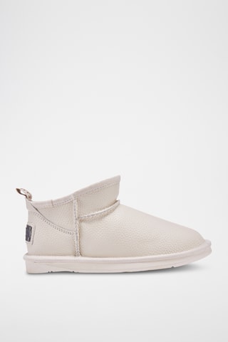 Botas de piel ovina - Blanco roto