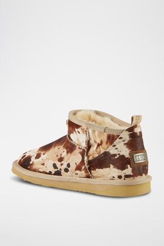 Botas de piel ovina - Marrón