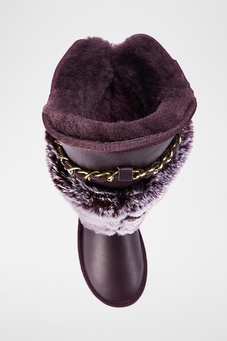 Botas de piel ovina - Violeta