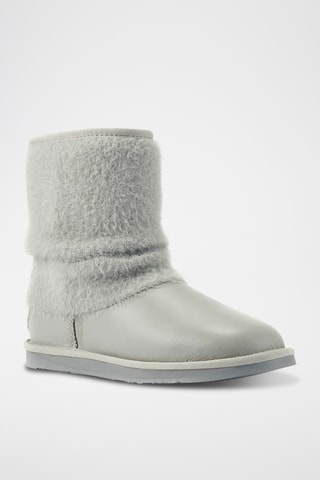 Botas de piel ovina - Gris claro