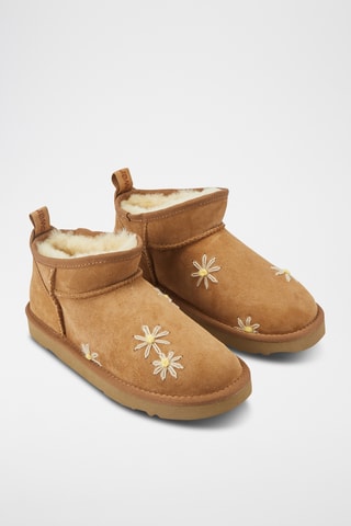 Botas de piel ovina - Marrón