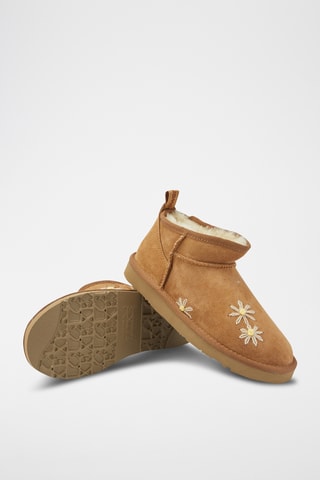 Botas de piel ovina - Marrón