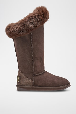 Botas de piel ovina - Marrón