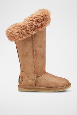 Botas de piel ovina - Marrón claro