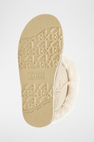 Botas de piel ovina - Beige