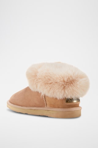 Botas de piel ovina - Beige