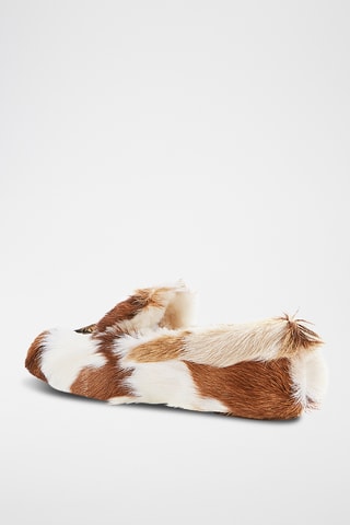 Mocasines de pelo caprino - Marrón