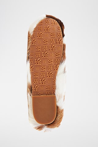 Mocasines de pelo caprino - Marrón