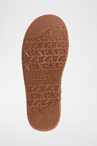 Botas de piel ovina - Caqui