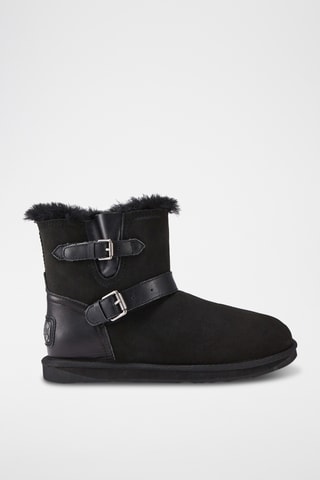 Botas de piel ovina - Negro