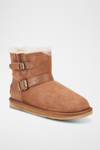 Botas de piel ovina - Marrón claro