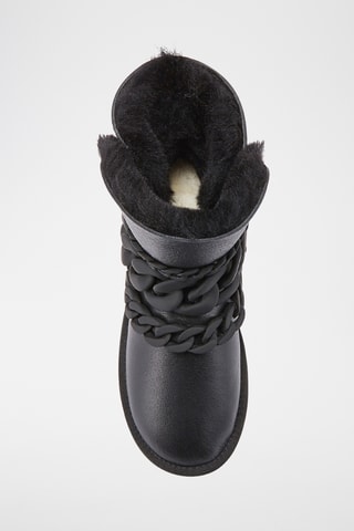 Botas de piel - Negro