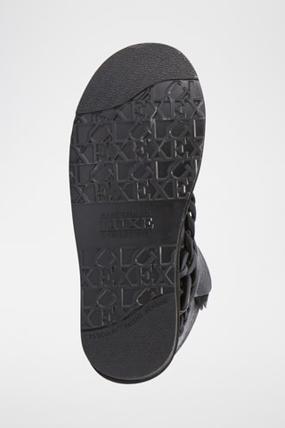 Botas de piel - Negro