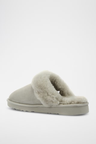 Zapatillas de casa de piel ovina - Beige