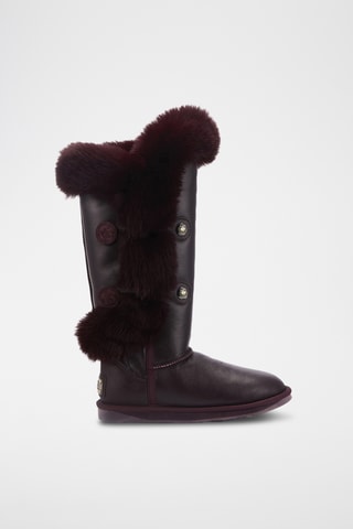 Botas de piel ovina - Burdeos