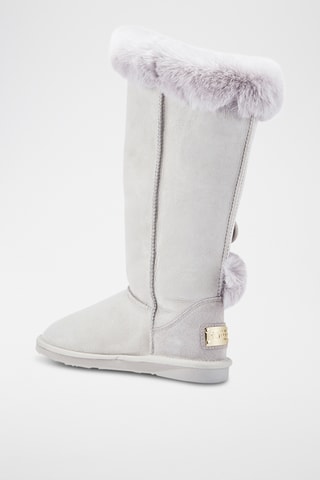 Botas de piel ovina - Gris claro