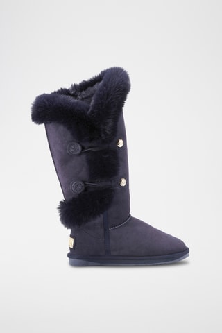 Botas de piel ovina - Azul marino