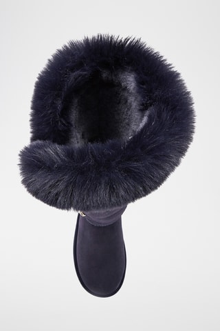 Botas de piel ovina - Azul marino