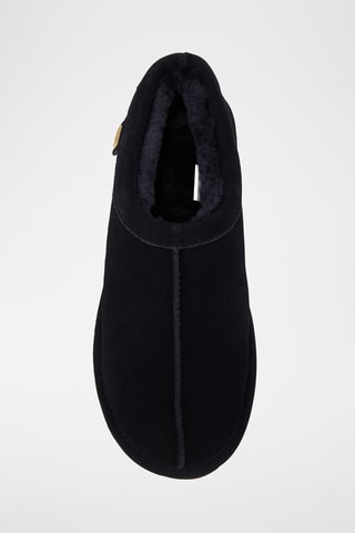 Zuecos de piel ovina - Negro