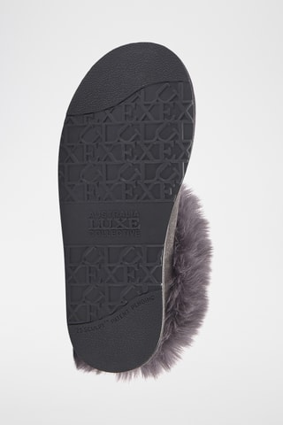 Zuecos de piel ovina - Gris