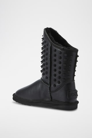 Botas de piel ovina - Negro