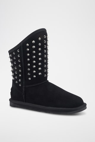 Botas de piel ovina - Negro