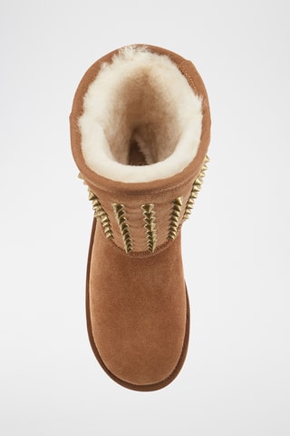 Botas de piel ovina - Marrón