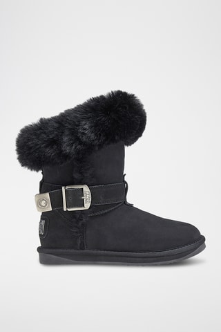 Botas de piel ovina - Negro