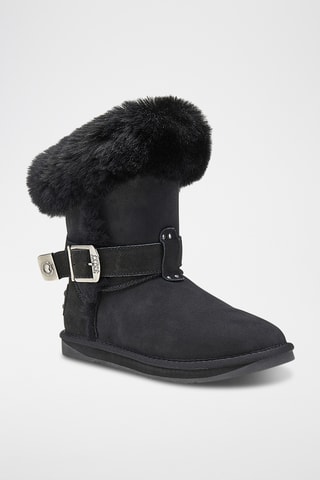 Botas de piel ovina - Negro