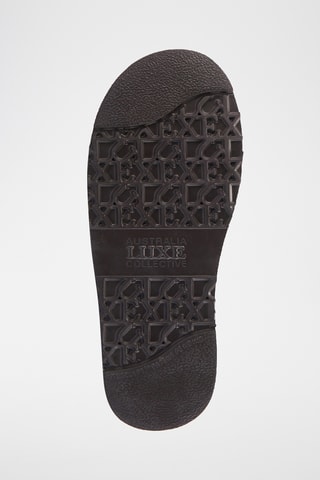 Mocasines de piel con plataforma - Marrón