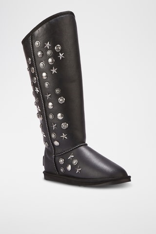 Botas de piel ovina - Negro