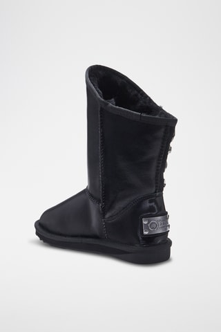Botas de piel ovina - Negro