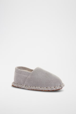 Zapatillas de casa de piel ovina - Gris