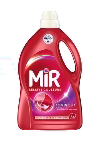 4 x Lessive Mir Couleurs - 54 lavages - 2,7 l